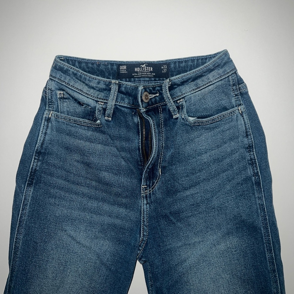 Hollister California Ultra High-Rise Mom Jean Hollister Vintage Stretch Size 00R